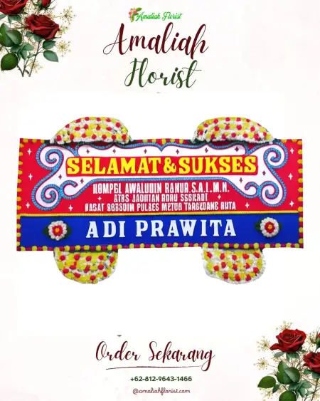 Papan Bunga Ucapan Selamat Hargowilis